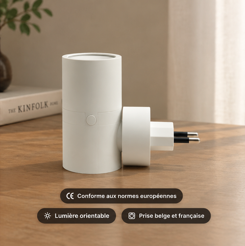 Veillée™ – Lampe murale LED sur prise