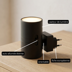 Veillée™ – Lampe murale LED sur prise
